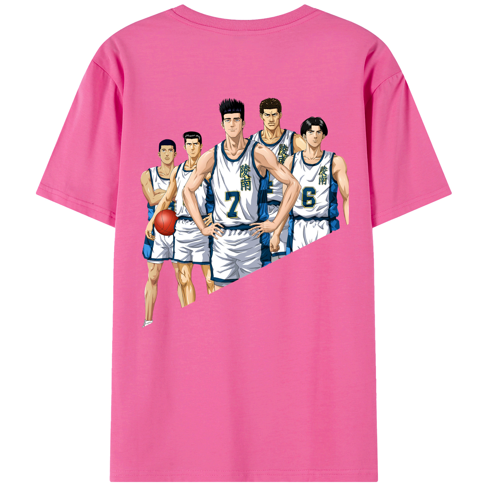 SLAM DUNK／スラムダンク レディース半袖Tシャツ(バックプリント)